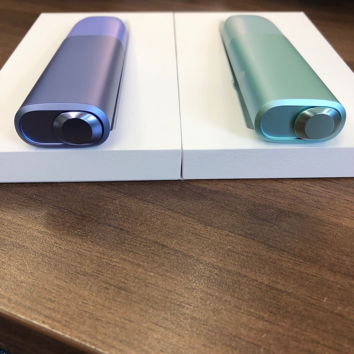 【美品】新型 アイコス イルマi アイ one IQOS ILUMA i ブリーズブルー/デジタルバイオレット 美品 本体 2点セット◆No6380の画像6