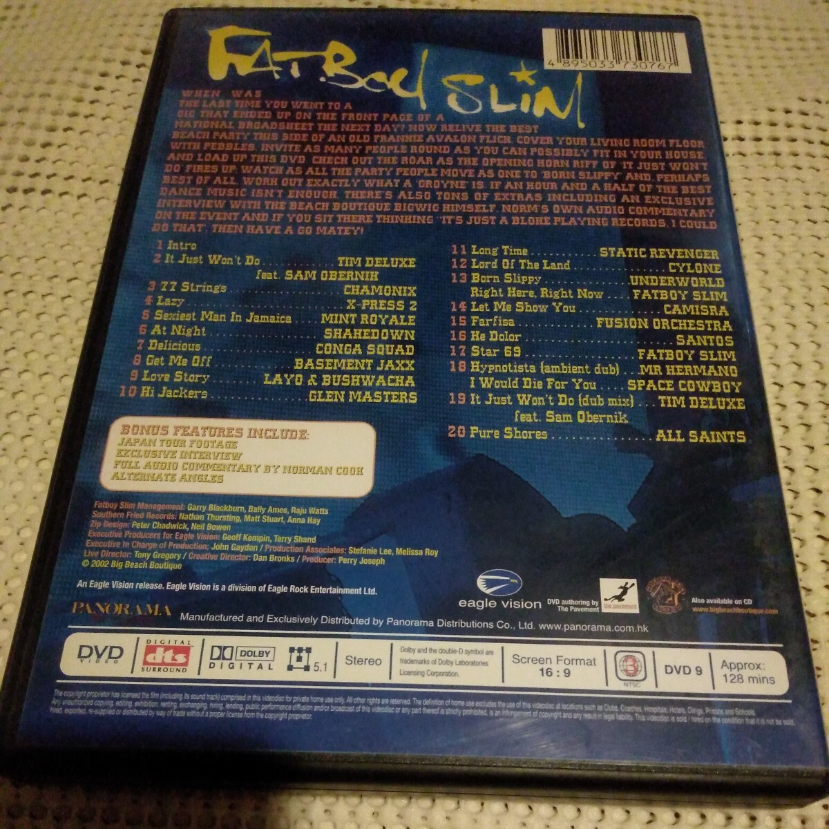 FAT BOY SLIM BIG BEACH BOUTIQUE 2 輸入盤DVD