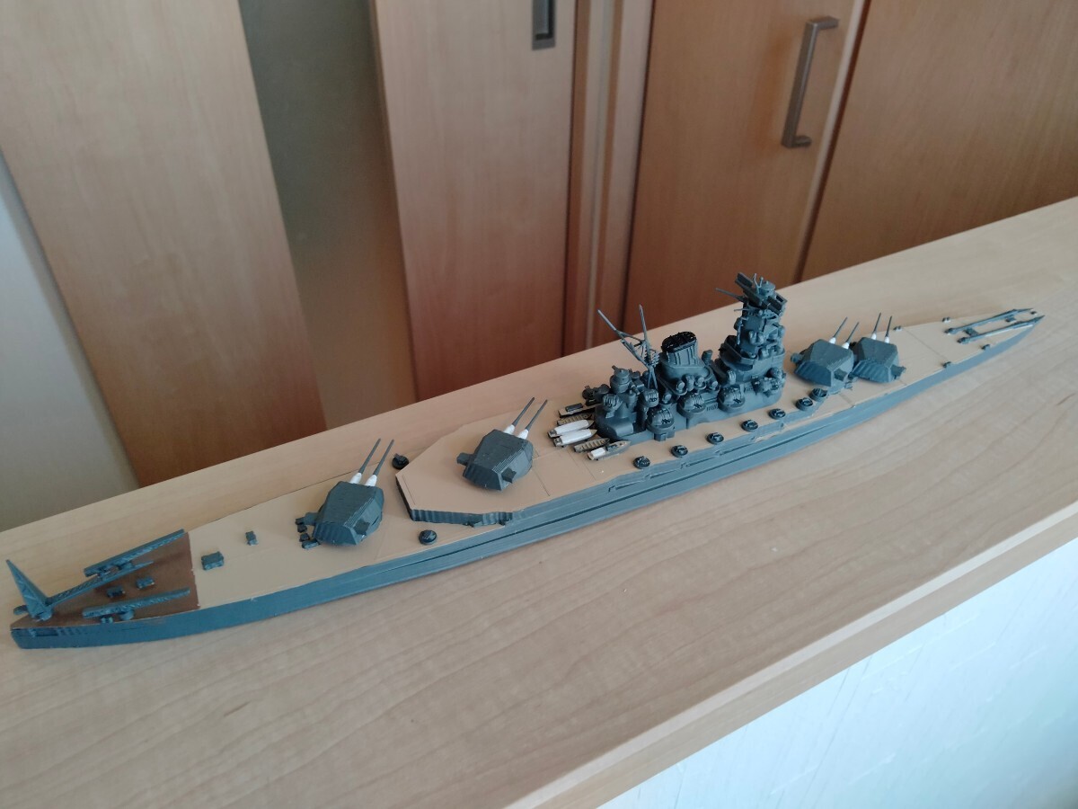 艦船模型　1/700　日本海軍八八艦隊、13号級巡洋戦艦 キット組立て完成品　1隻_画像7
