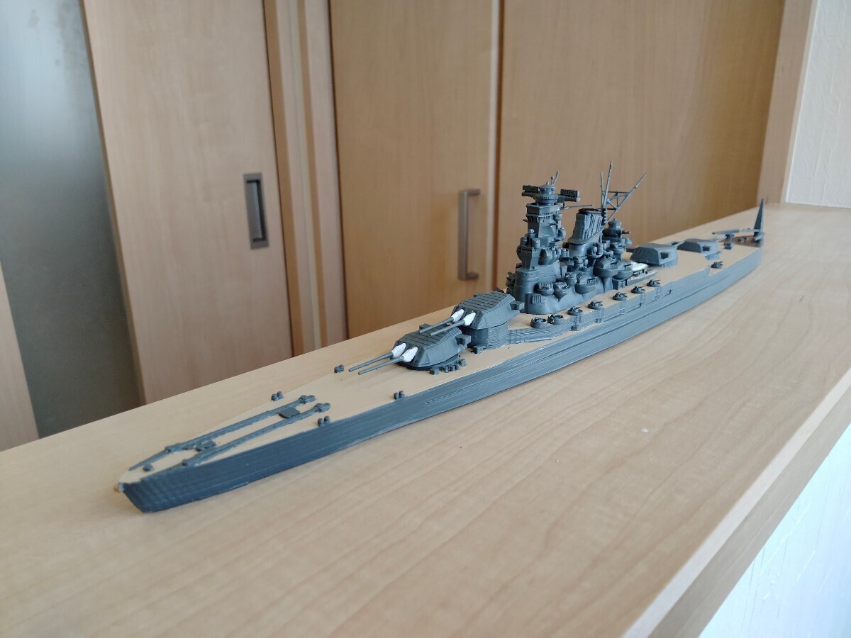 艦船模型　1/700　日本海軍八八艦隊、13号級巡洋戦艦 キット組立て完成品　1隻_画像1
