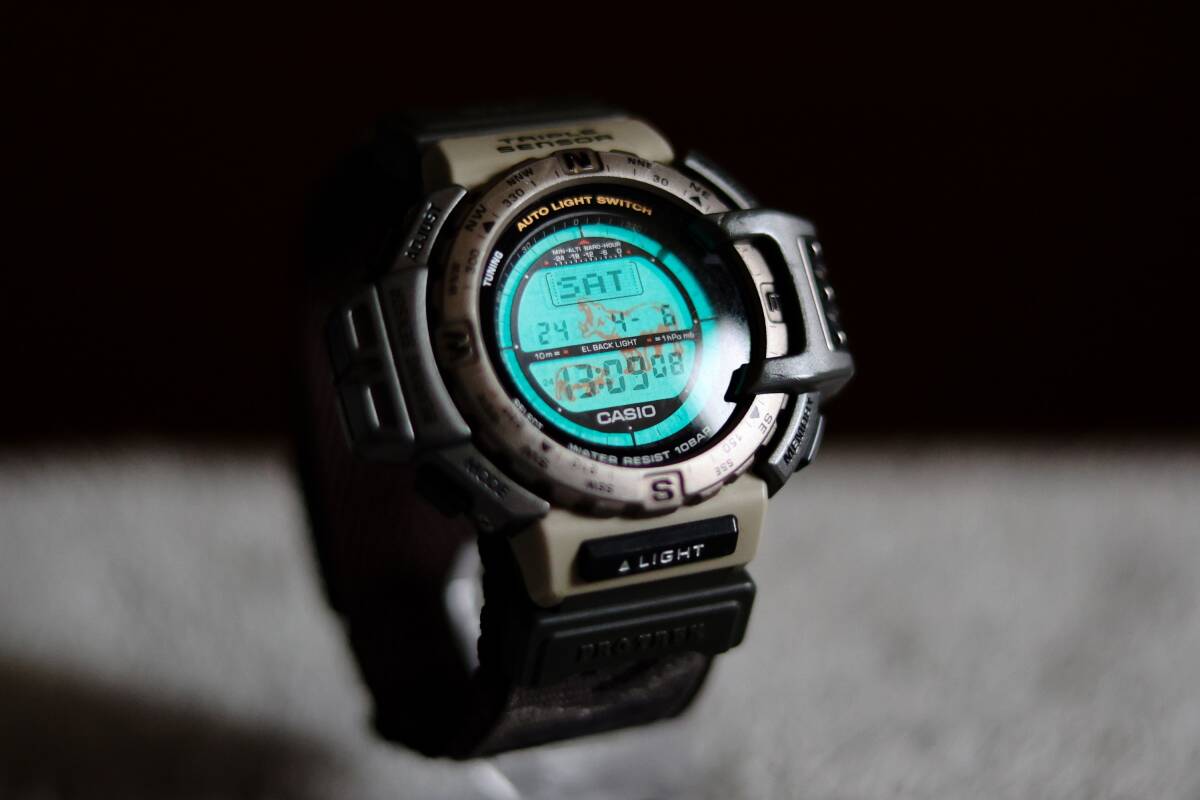 CASIO カシオ PRO TREK プロトレック PRT-40WWJ ＷＷＦ  カバ 動作問題なし 中古品の画像2