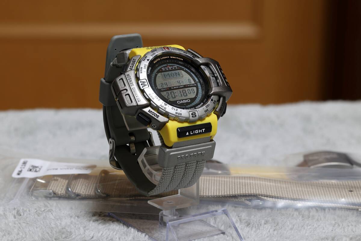 CASIO カシオ PRO TREK プロトレック PRT-401J ファーブル限定 未使用布ベルト付 動作問題なし 中古品 美品の画像1