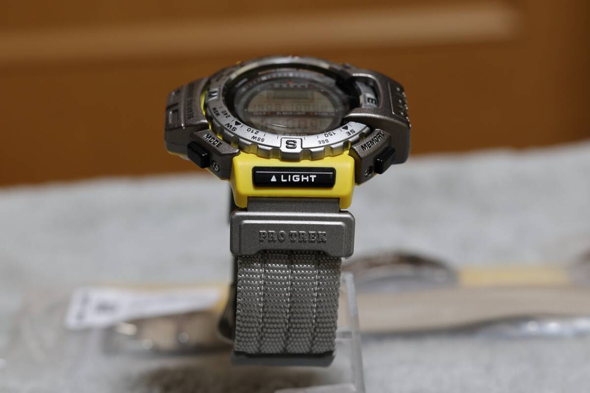 CASIO カシオ PRO TREK プロトレック PRT-401J ファーブル限定 未使用布ベルト付 動作問題なし 中古品 美品の画像6