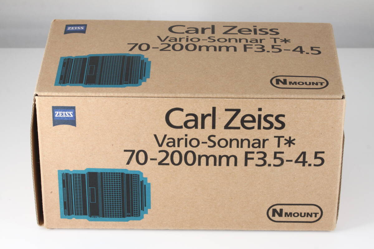 ★新品同様美観★ CONTAX Vario-Sonnar 70-200mm F3.5-4.5 T* Nマウント Carl Zeiss シリアル一致元箱付 ★完動品★ コンタックス #100
