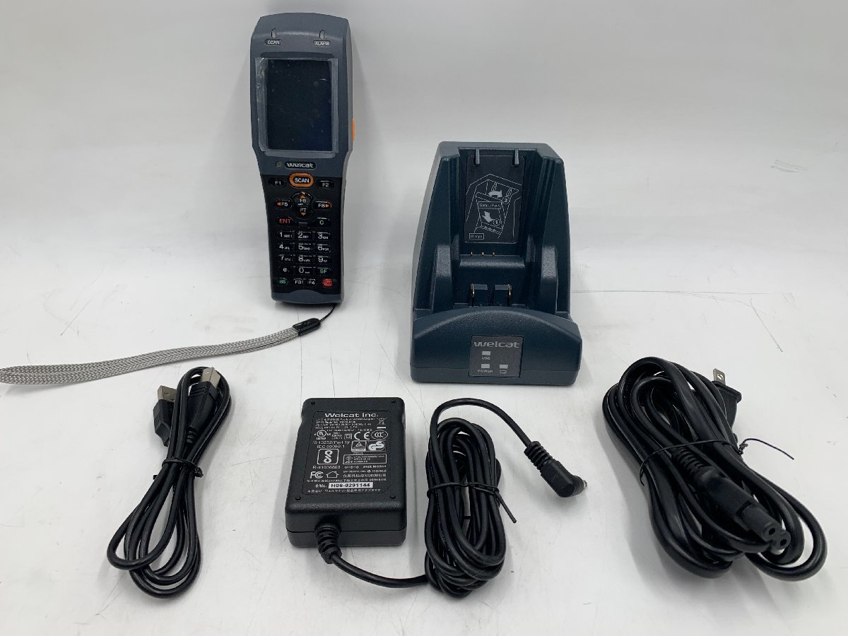 ウェルキャット/Welcat ワイヤレスハンディターミナル XIT-200-G 1台＋ USB通信/充電ユニット IU-004C 1台 セットの画像1