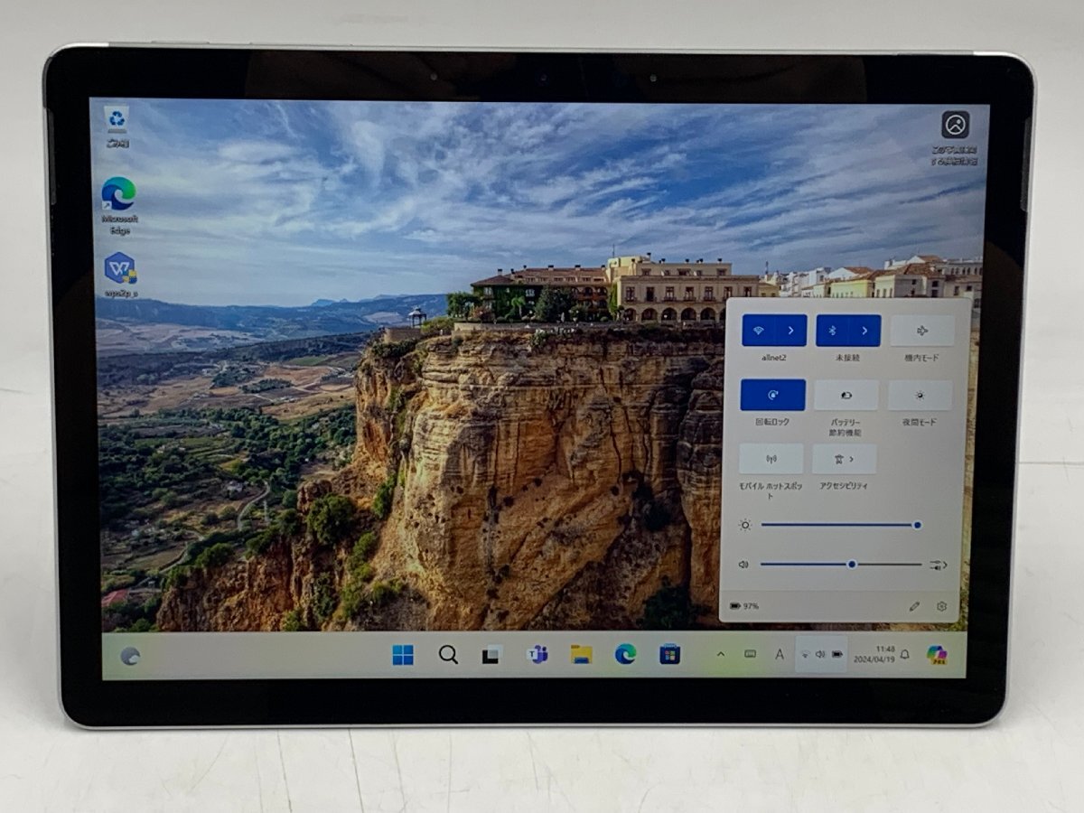 マイクロソフト Surface Go 2 [サーフェス ゴー 2]/ 10.5 インチ PixelSense ディスプレイ/インテル Pentium Gold 4425Y/4GB/64GB プラチナの画像1