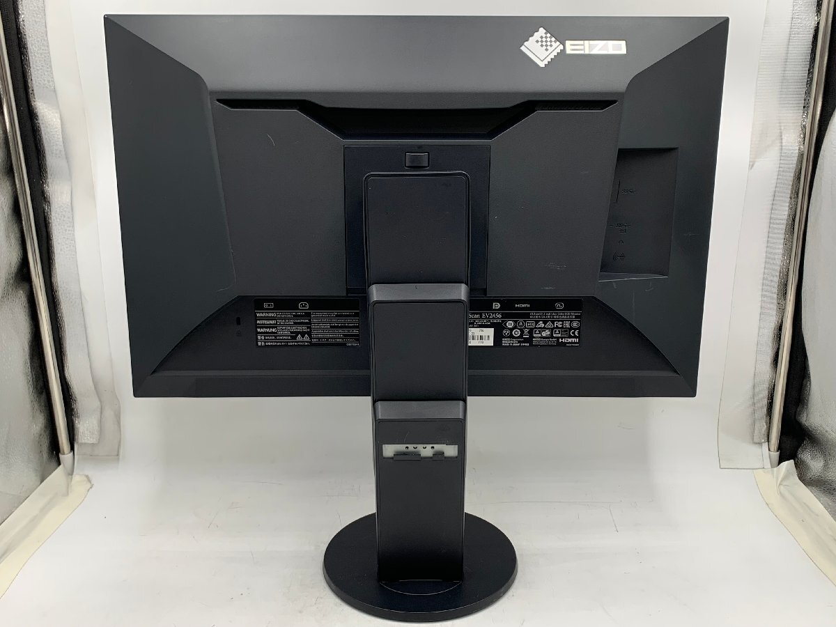 訳アリ EIZO FlexScan EV2456-BK 24.1型 フレームレス/1920x1200/IPS/5m/ノアンチグレア DisplayPort/HDMI/DVI-D/D-Sub15 画面回転 高さ調の画像7