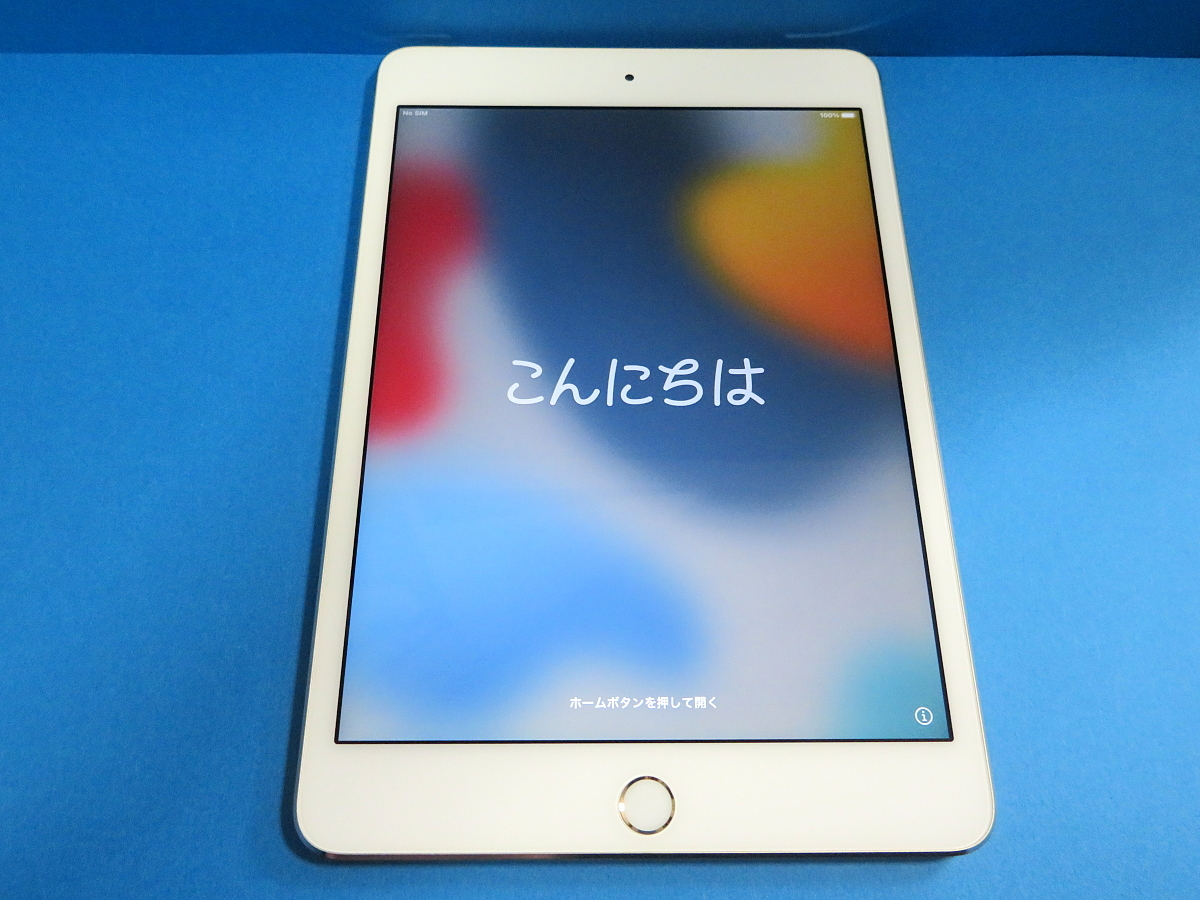 Apple iPad mini 4 WiFi+Cellular 16GB Gold docomo 中古の画像4