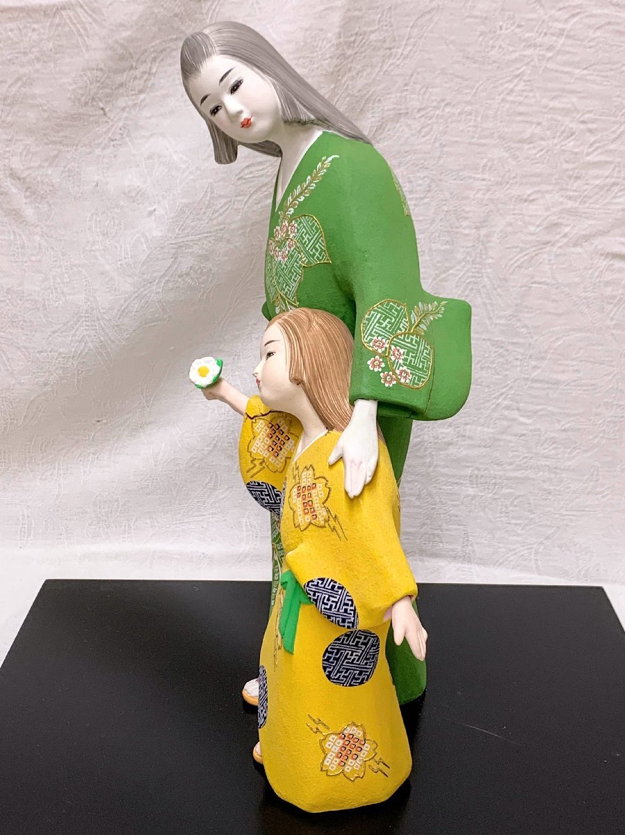 13901/博多人形「野辺の唄」柴田闘夫作 伝統工芸 日本人形 郷土玩具の画像6