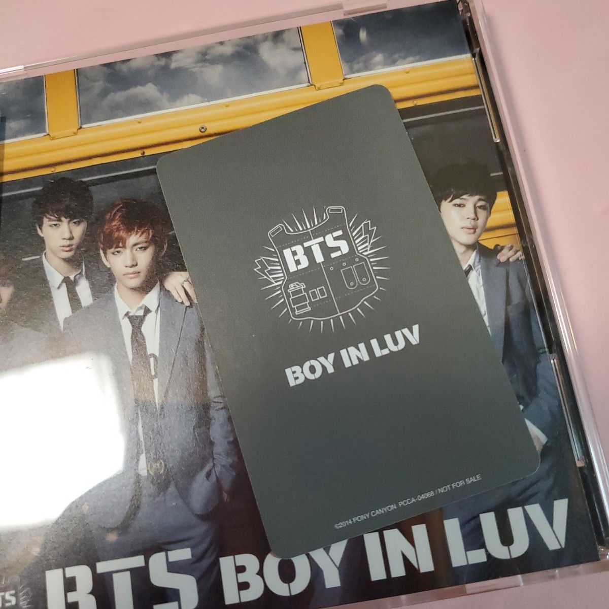 BTS　公式　テテ　テヒョン　V   トレカ　初回限定盤　 BOYIN LUV   CD+メイキングDVD付属