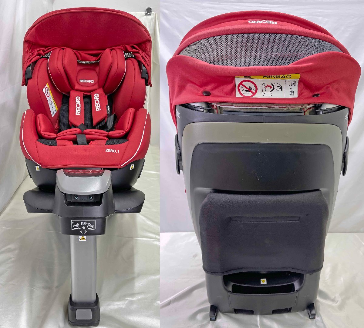 ＜持ち帰り限定・配送不可＞ 中古品 チャイルドシート RECARO ZERO 1 (30924041605835NM)の画像4