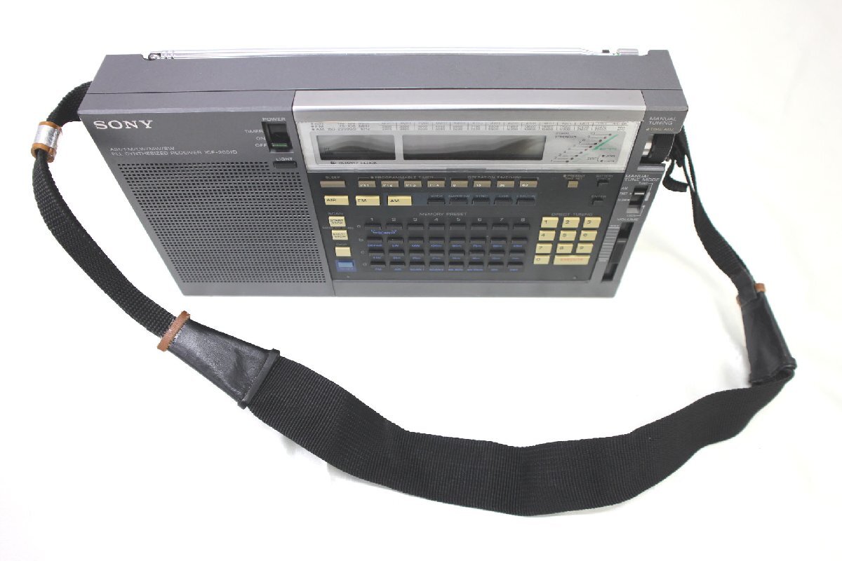 ＜ジャンク品＞SONY BCL受信機 ICF-2001D 1985年製（11624032304750DJ）の画像9