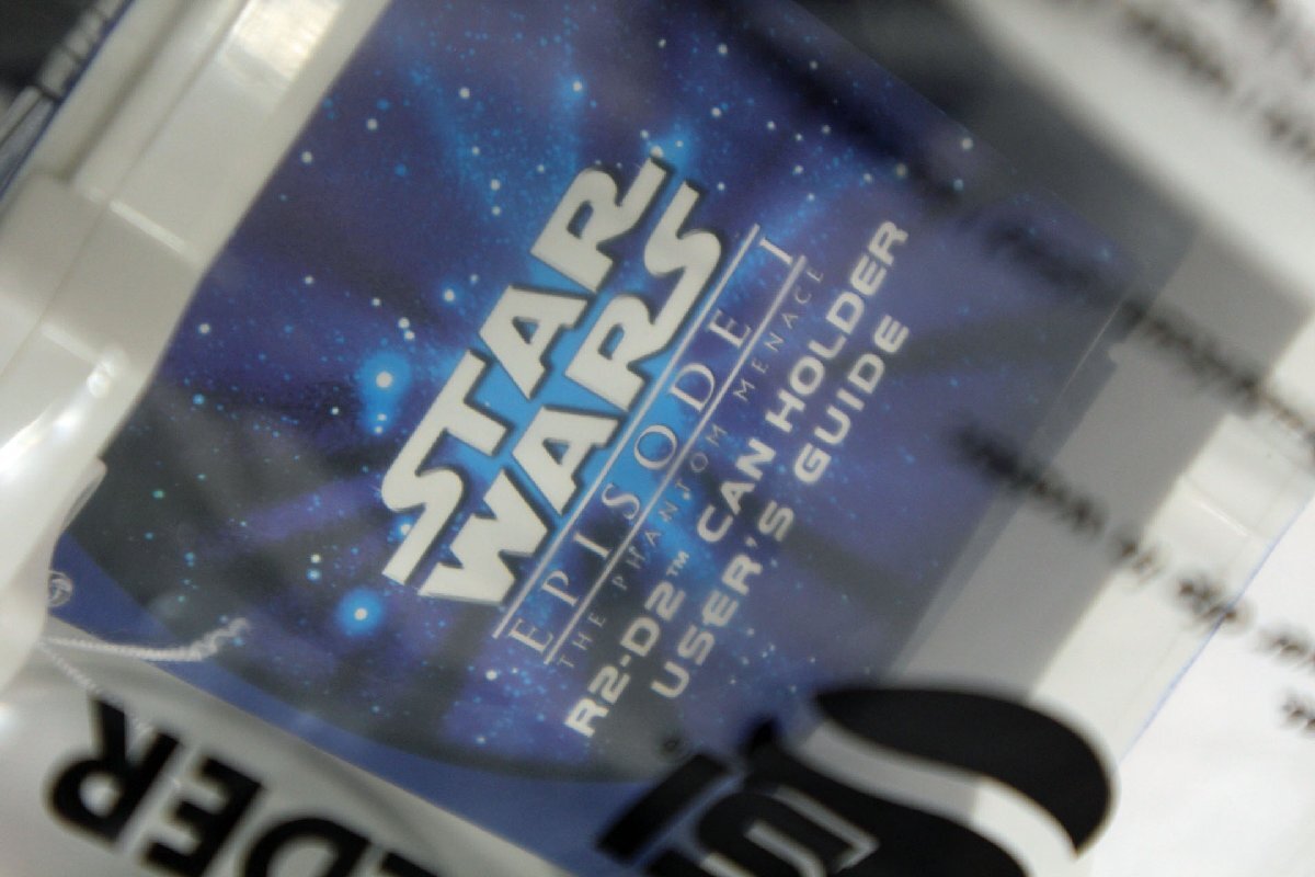 ☆未開封品☆ ※カビ臭あり 当選品 PEPSI×STAR WARS 缶ホルダー 「R2-D2」 「バトルドロイド」 2個セット （30724022803296MI）_画像4