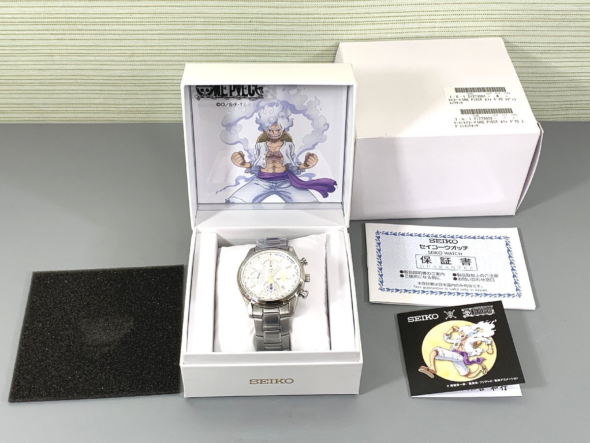 ＜未使用品＞SEIKO セイコー×ONE PIECE モンキー・D・ルフィ ギア5 エディション クオーツ 7T92-HDH0（30324032904896IK）_画像1