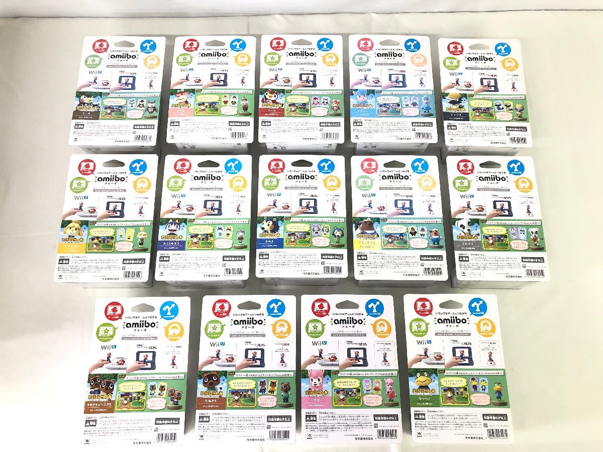 ◇未開封品◇Nintendo/ニンテンドー amiibo 14個セット どうぶつの森（13224031404336US）の画像7