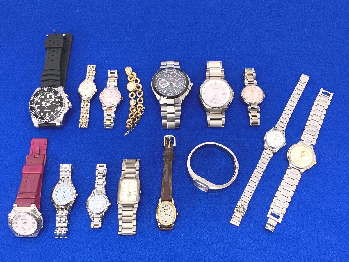 ＜ジャンク品＞腕時計まとめ売り 15点セット SEIKO/CITIZEN/CASIO 他（31323092615553DJ）の画像1