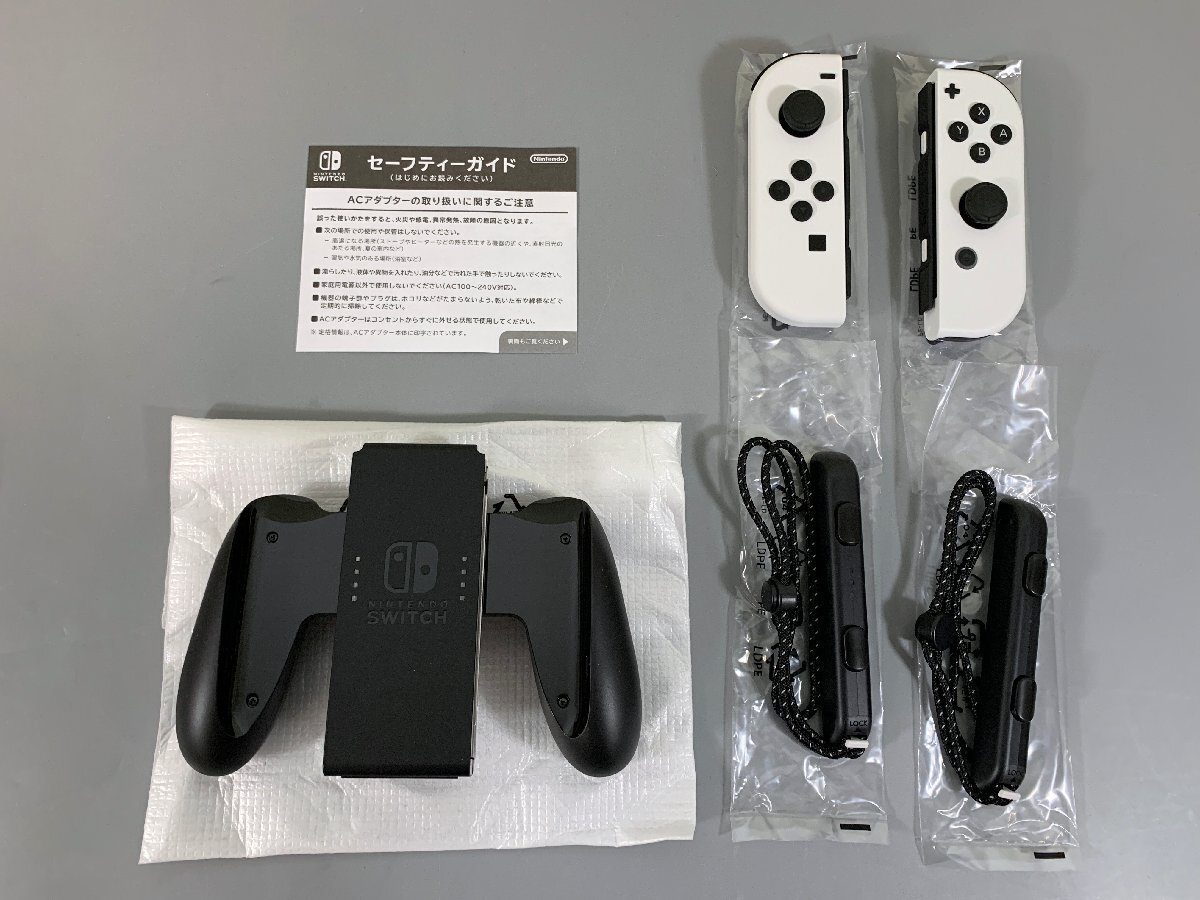 □未使用品□Nintendo Nintendo Switch 有機ELモデル HEG-S-KAAAA Joy-Con(L)/(R) ホワイト（11124040405318WY）の画像2
