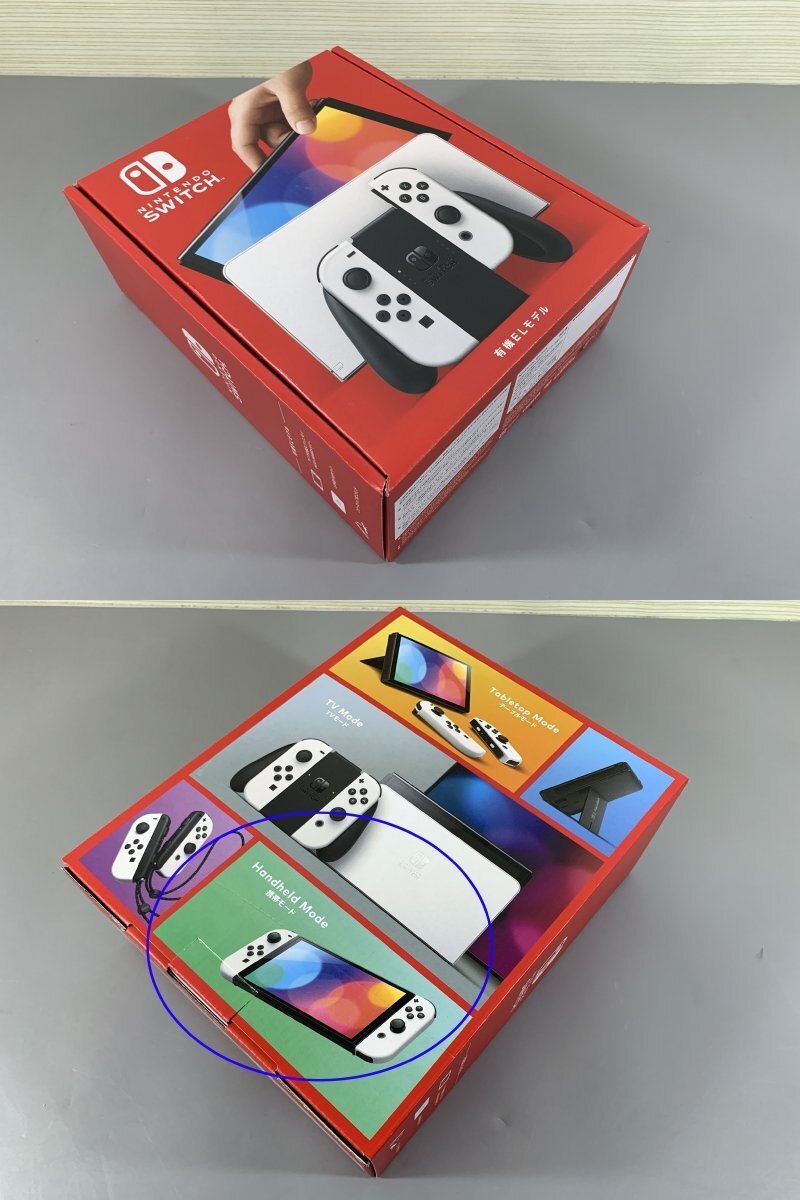 □未使用品□Nintendo Nintendo Switch 有機ELモデル HEG-S-KAAAA Joy-Con(L)/(R) ホワイト（11124040405318WY）の画像7