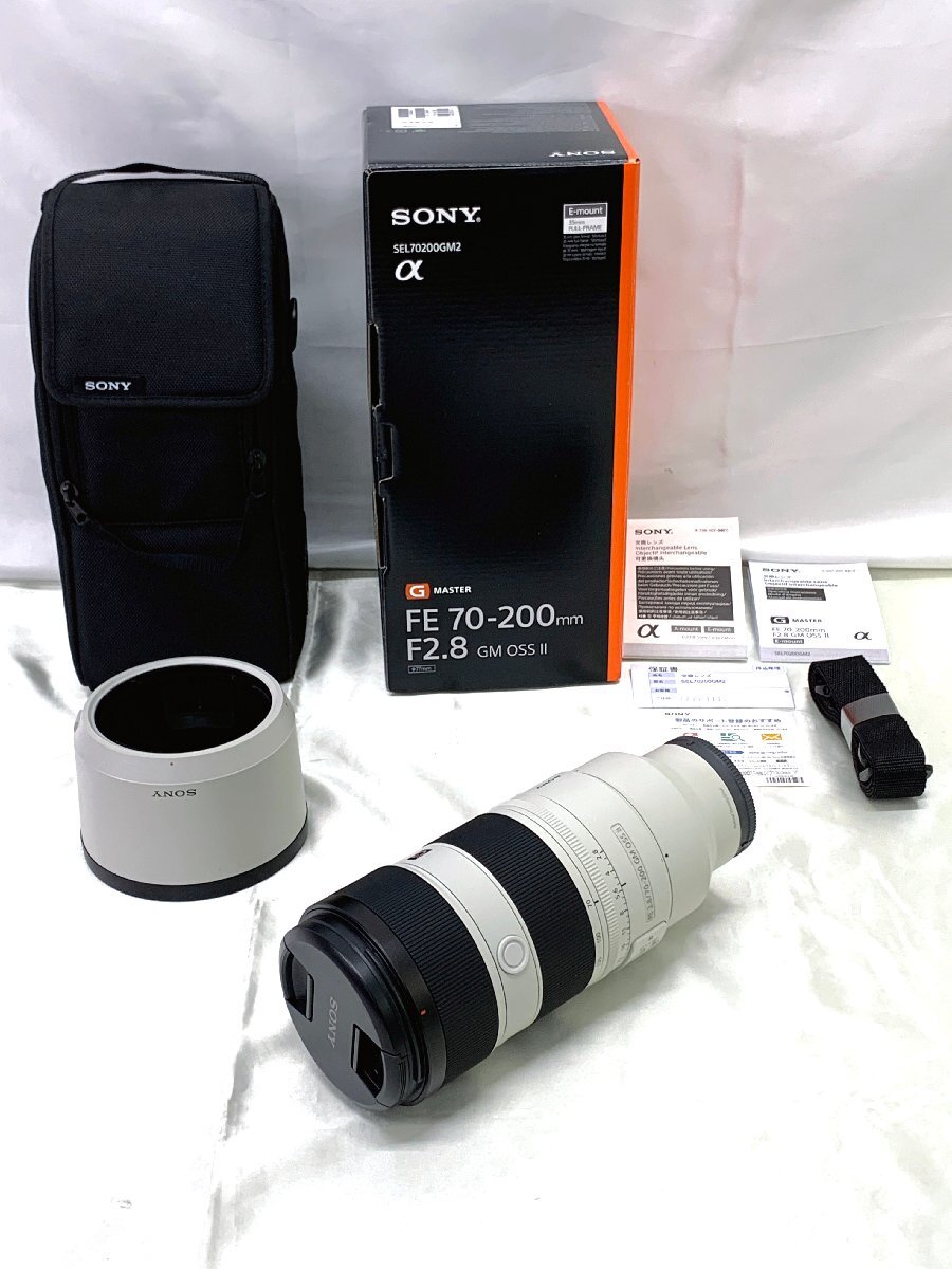 ＜中古品＞SONY レンズ SEL70200GM2 望遠ズームレンズ FE 70-200mm F2.8 GM OSS II（11324040605405IK）の画像1