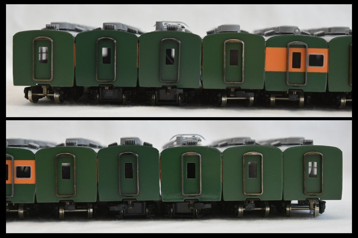 T5A030 エンドウ ENDO 153系 国鉄シリーズ 10両 緑 オレンジの画像6