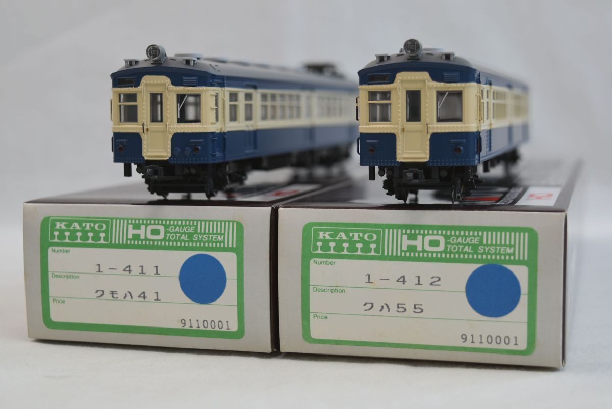 T64042 Kato KATOkmo - 41k - 55 2 обе комплект HO gauge синий No.1-411 1-412