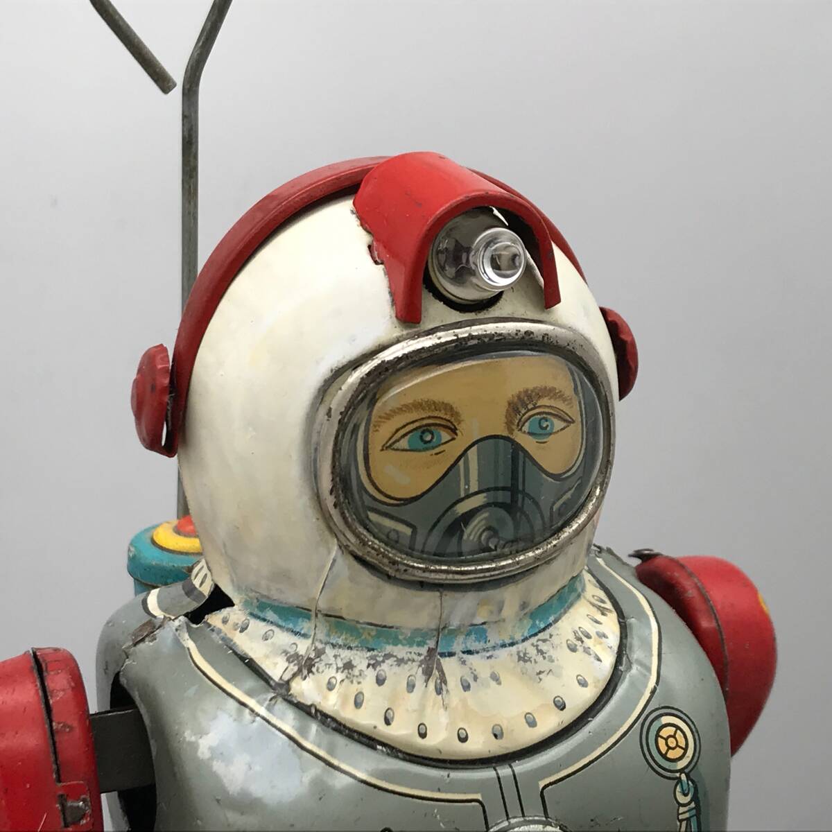 【稼働品 WORKING/動画あり】Nomura Toys/ノムラトーイ/スペースマン/Space Man/アストロノーツ/ブリキ/リモコン/TIN TOY/昭和/当時物の画像5