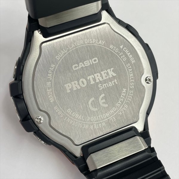 CASIO カシオ PROTREK プロトレック スマートアウトドアウォッチ 腕時計 WSD-F20-RG オレンジ デジタル 動作確認済み 箱/充電器付き 極美品の画像7