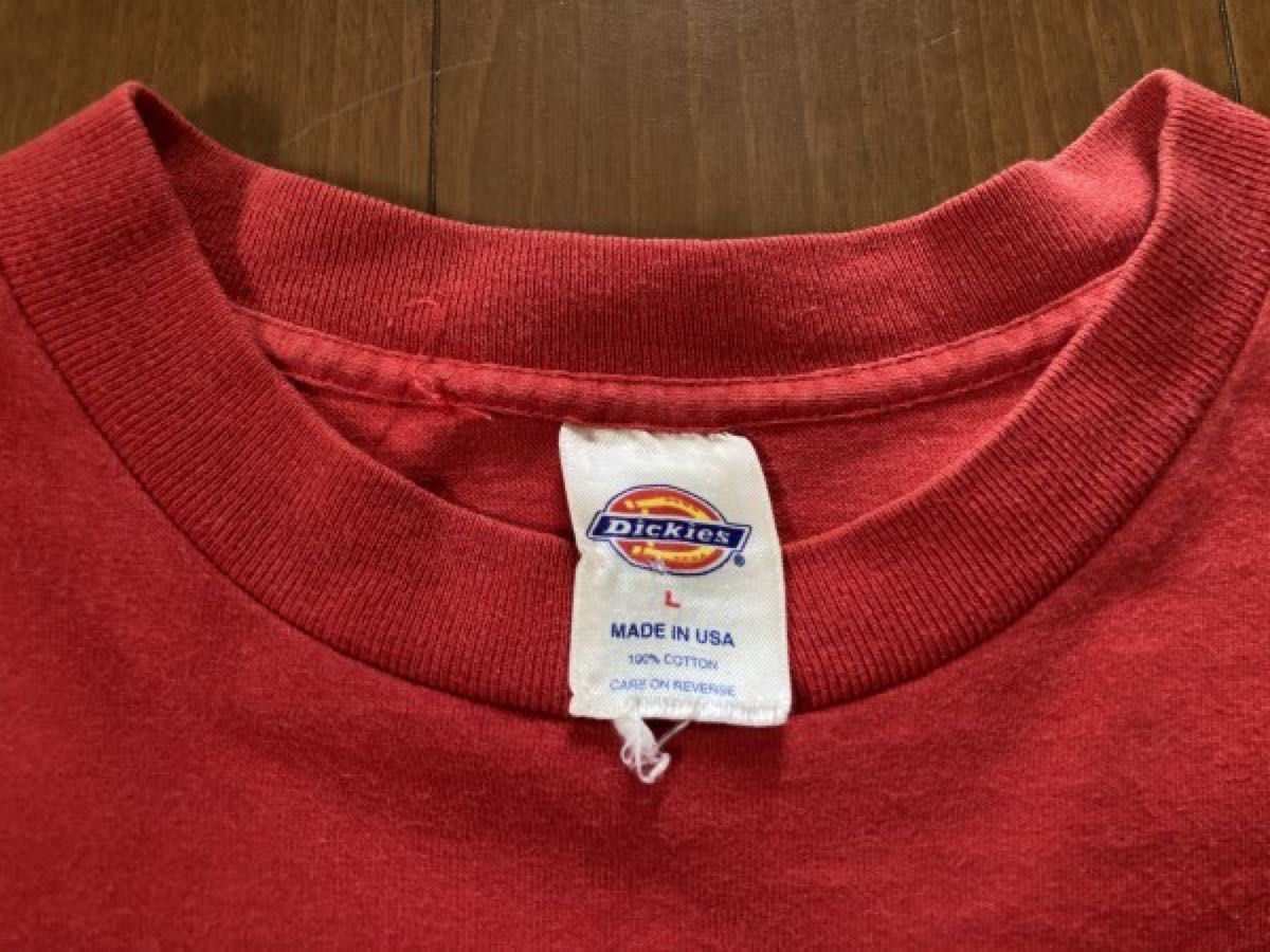 廃盤！★90年代！MADE IN USA！ネオ ビンテージ Ｄickies ディッキーズ Tシャツ 古着 アメリカ製 ヴィンテージ