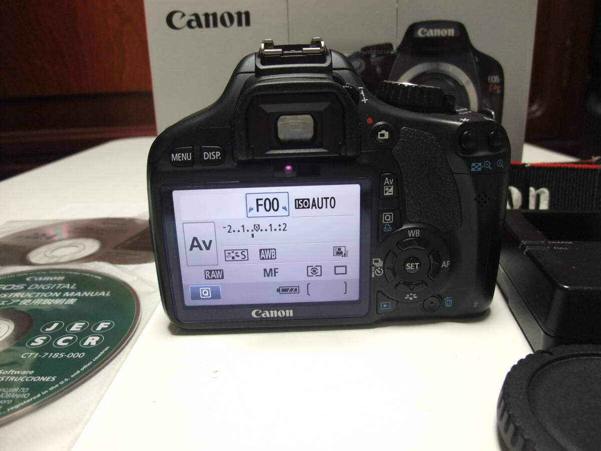 Canon キヤノン EOS Kiss X4 ボディ シャッター数12840 センサー清掃済み 極美品の画像8