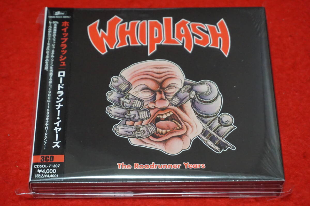 レア！【新品 3枚組CD】 WHIPLASH / The Roadrunner Years 1986～1989年 初期3タイトル収録！ スラッシュ・メタル ウイップラッシュの画像1