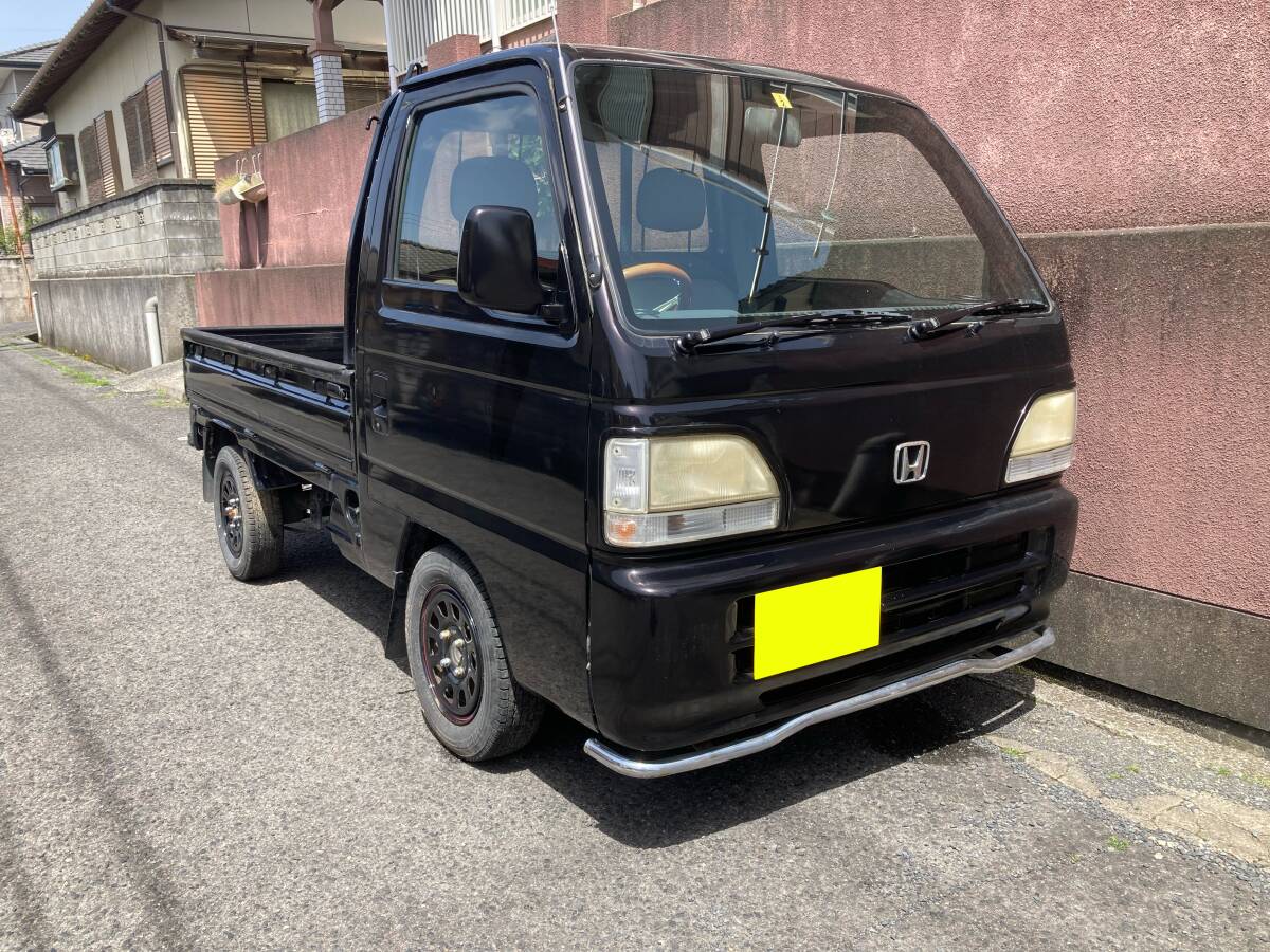 ホンダ　アクティトラック　H8 HA3 2WD 黒紫_画像1