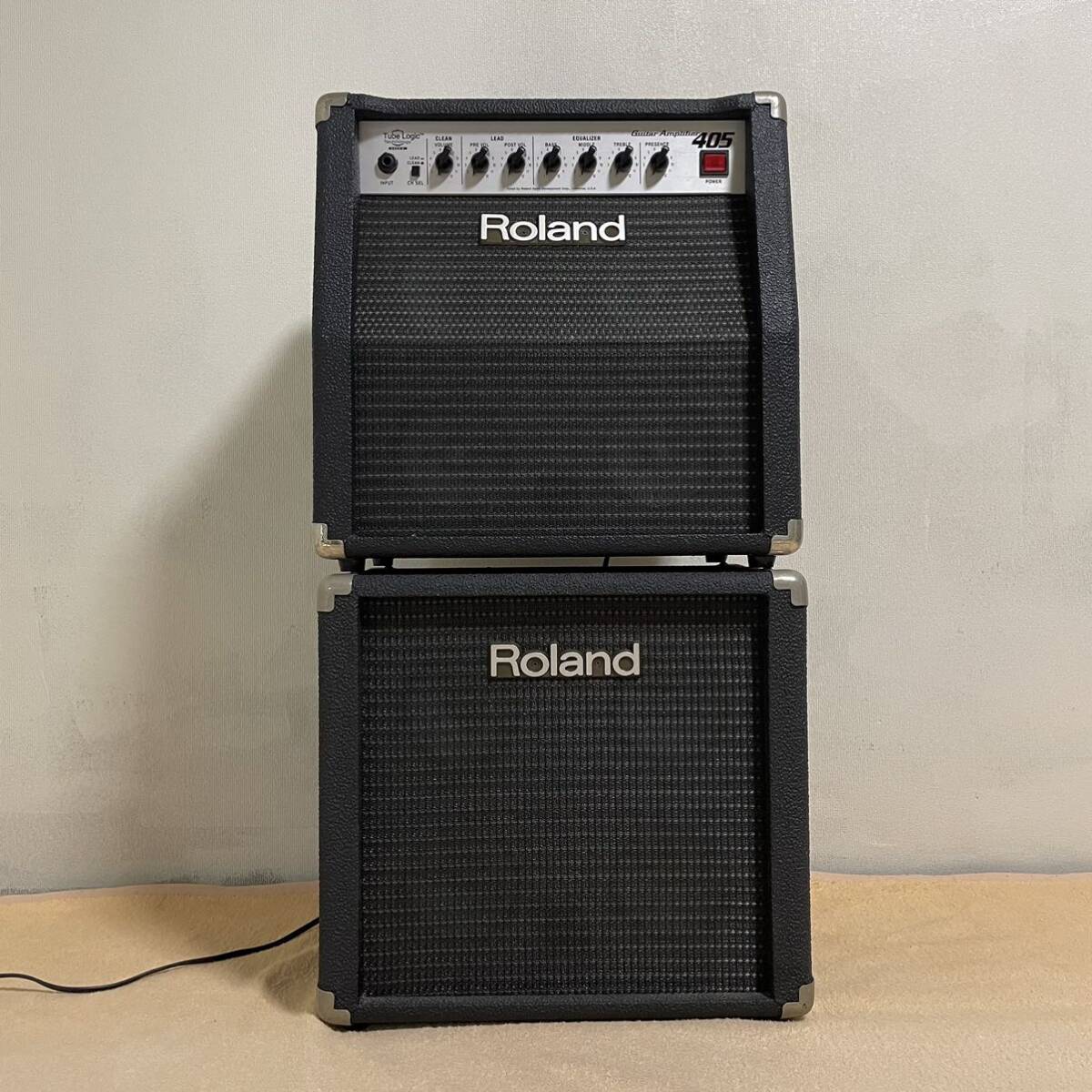  Roland ローランド GC-405X ギターアンプ 動作確認済み BOSS VAN HALEN ブラウンサウンド_画像2