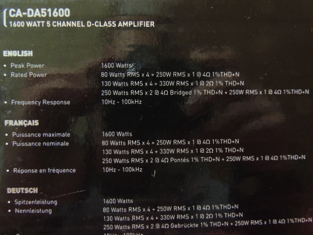 新品】FUSION 1600W 5チャンネル D-CLASS アンプ フィルター CA 新品】FUSION 1600W 5チャンネル D-CLASS アンプ フィルター CA