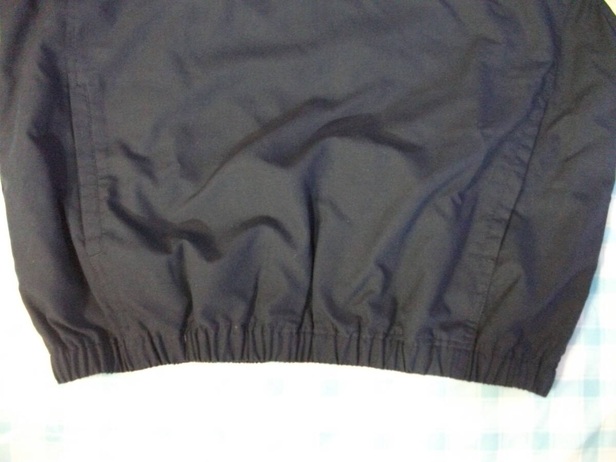 カッター＆バック 半袖ハーフジップジャケット 紺 L 美品の画像4