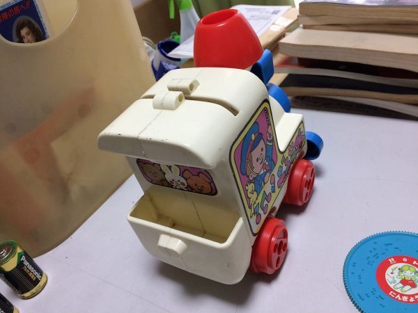 ●P058●トミー●メロディーポッポ●昭和レトロ●玩具●音楽玩具●TOMY●動作確認済み●ディスク1枚欠品●汽車音楽おもちゃ●即決_画像7