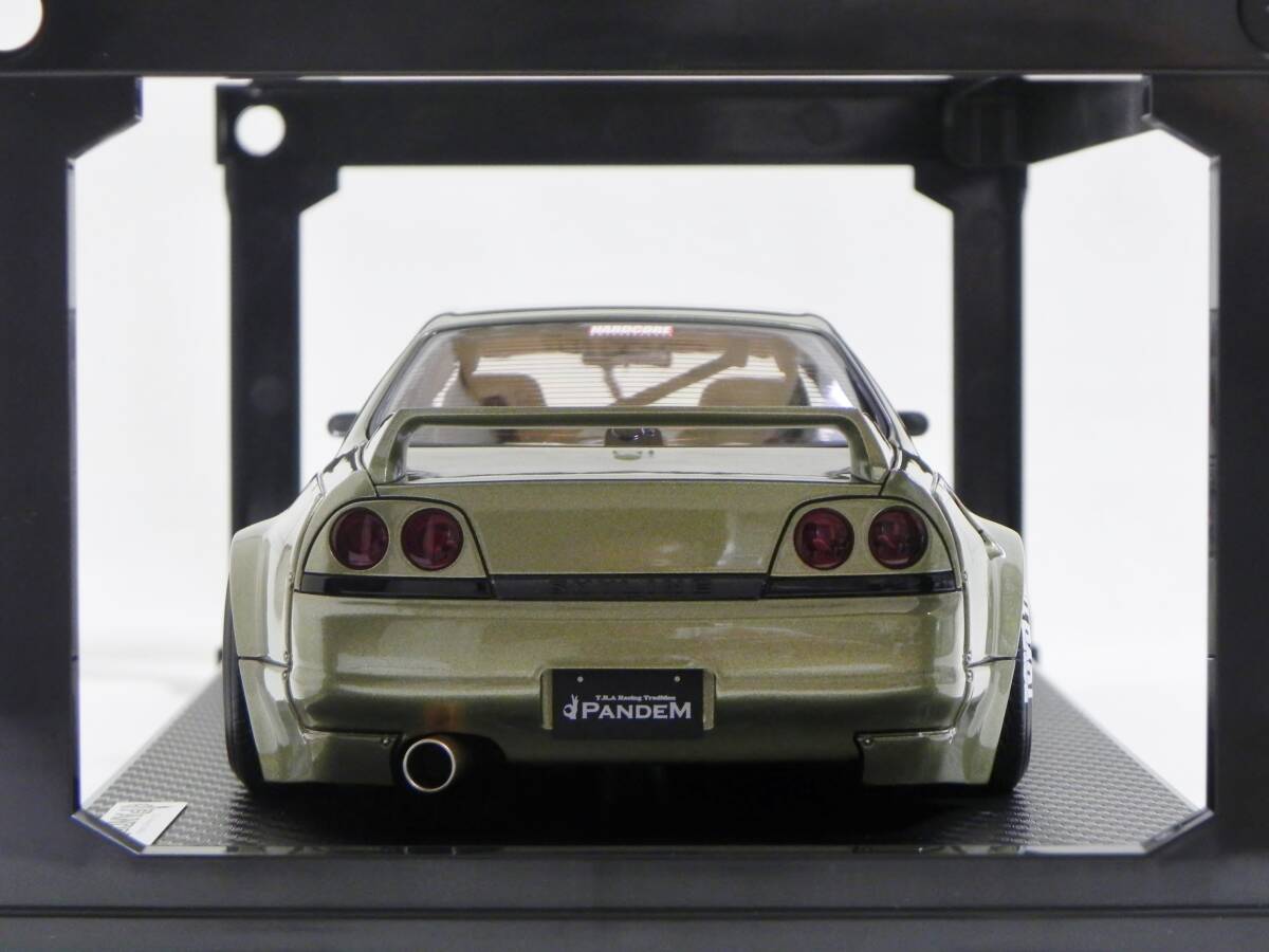 IG 3035 1/18 PANDEM GT-R (BCNR33) Millennium Jade イグニッションモデル パンデム スカイライン GT-R R33 ミレミアムジェイド_画像5