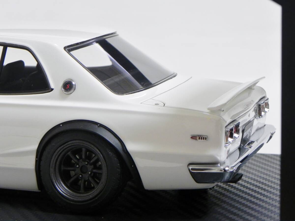 IG 0356 1/18 Nissan Skyline 2000 GT-R white ignition model RS Watanabe Nissan Skyline 2000 GT-R (KPGC10) White