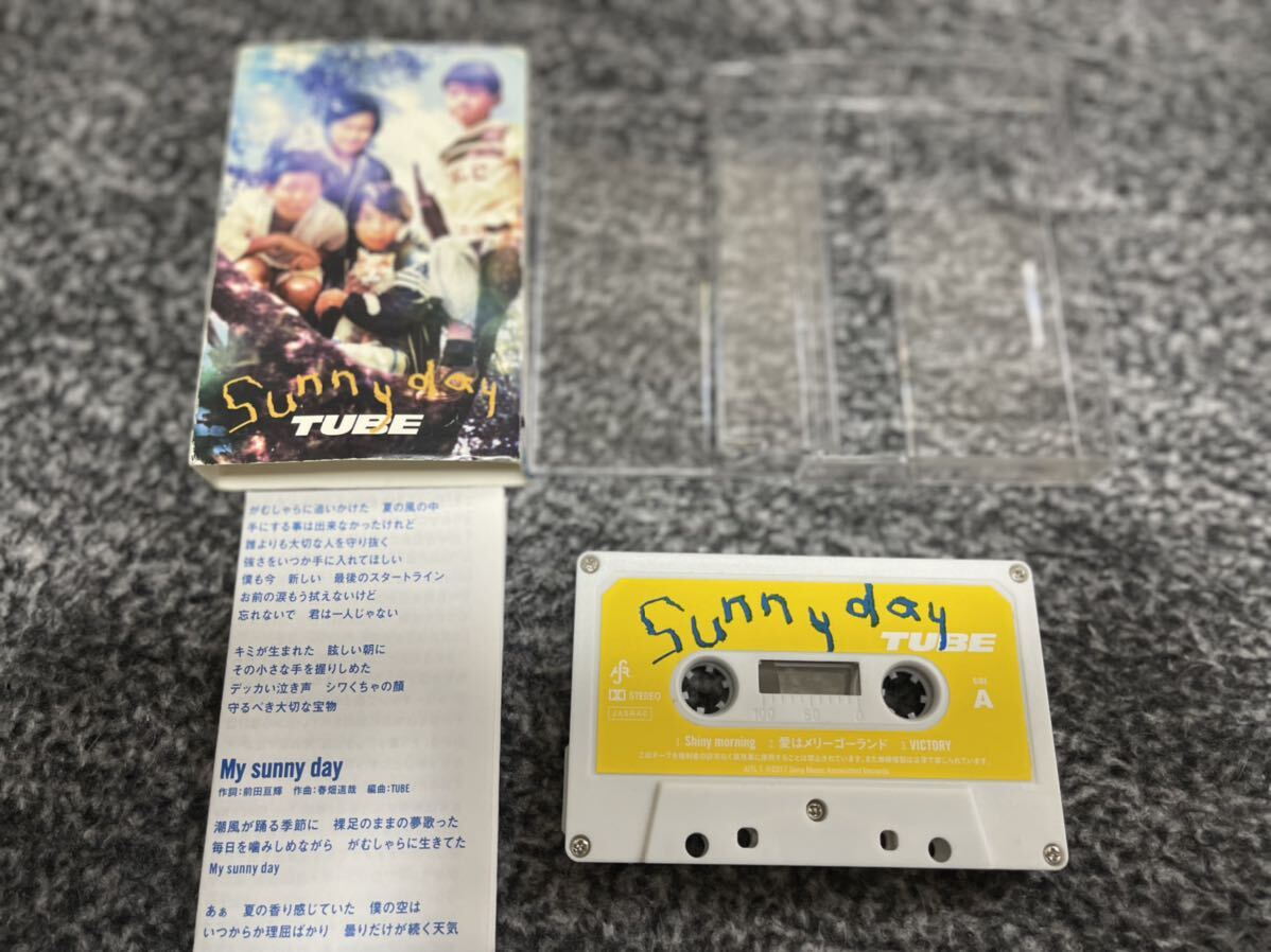 【80s コンプ】TUBE カセット 10本 セット CBS SONY 黄金期 最新 sunny day 前田亘輝 初期 レトロ 邦楽 カセットテープ 名作 アルバムの画像7