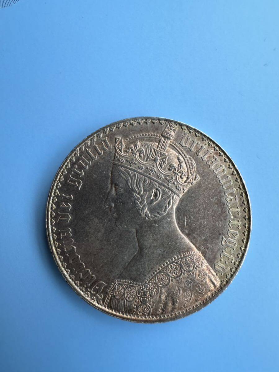 1847年 ヴィクトリア女王 28g? 39mm？の画像5