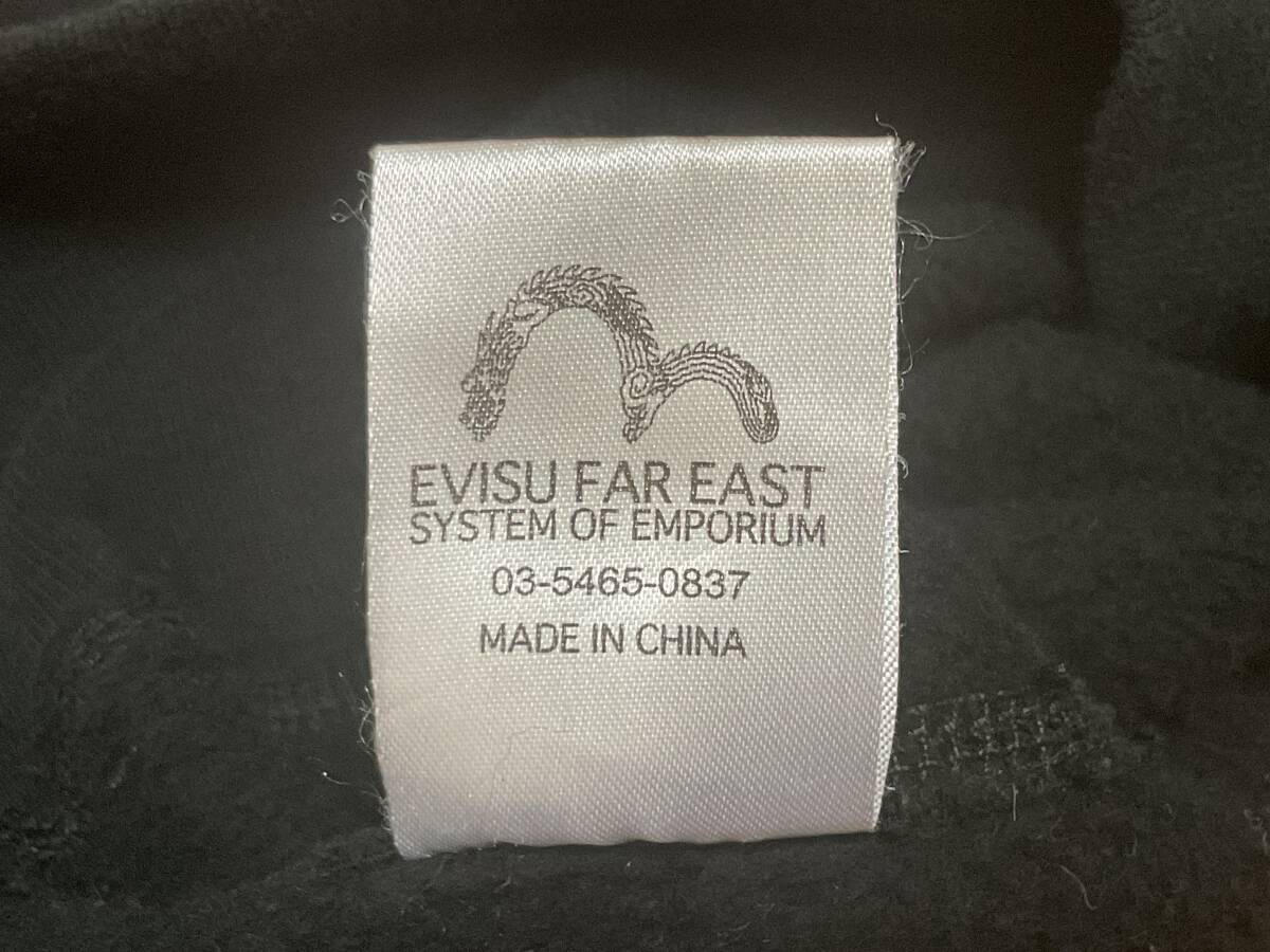  Evisu EVISUme колено карман тренировочный парка size44 черный 