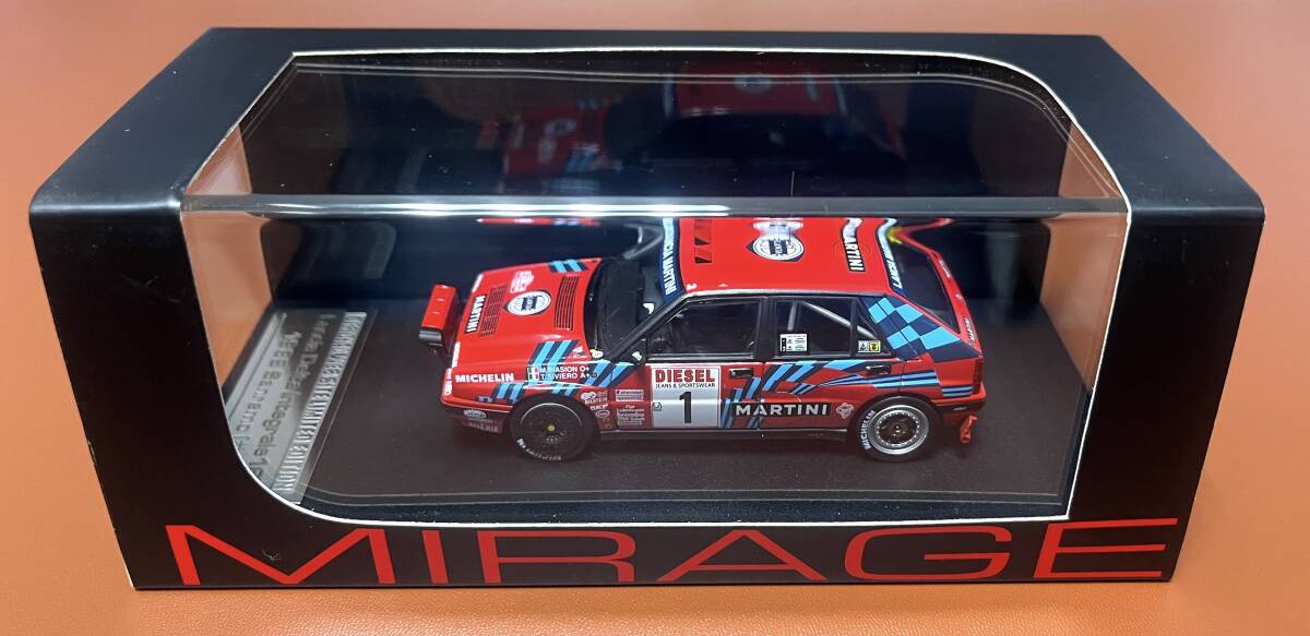 最後の1台！希少クリアケース付■絶版品/WEB限定120台■【hpi-racing】1/43 ランチア デルタ 16V #1 1989 サンレモ ライトポッド仕様