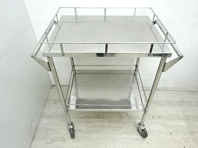 yuyama stainless steel Wagon small stainless steel caster times . car Cart nursing movement Wagon with casters . working bench 