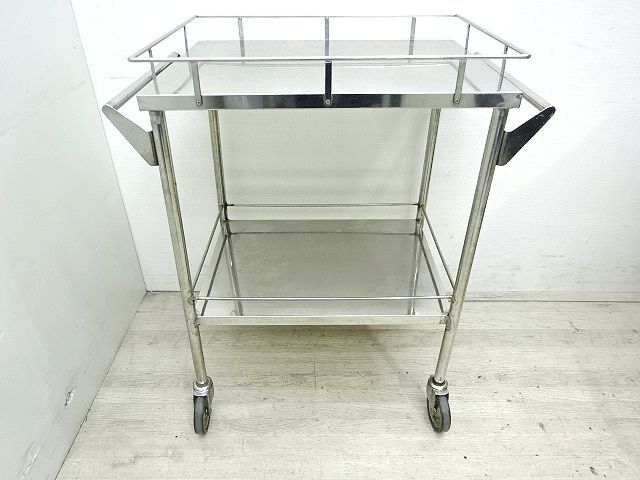 yuyama stainless steel Wagon small stainless steel caster times . car Cart nursing movement Wagon with casters . working bench 