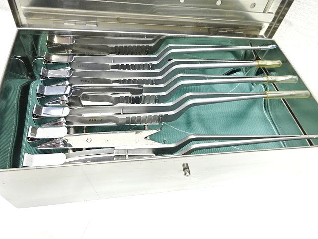 MIZUHOIKA 手術用 マイクロはさみ 剪刀 5本 ケースセット 医療用 医療器具 アンティーク レトロの画像2