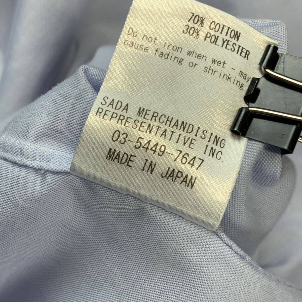 Maker’s Shirt メーカズシャツ 鎌倉シャツ Easy Care PALPA 長袖シャツ メンズ 39-83 ライトブルー の画像7