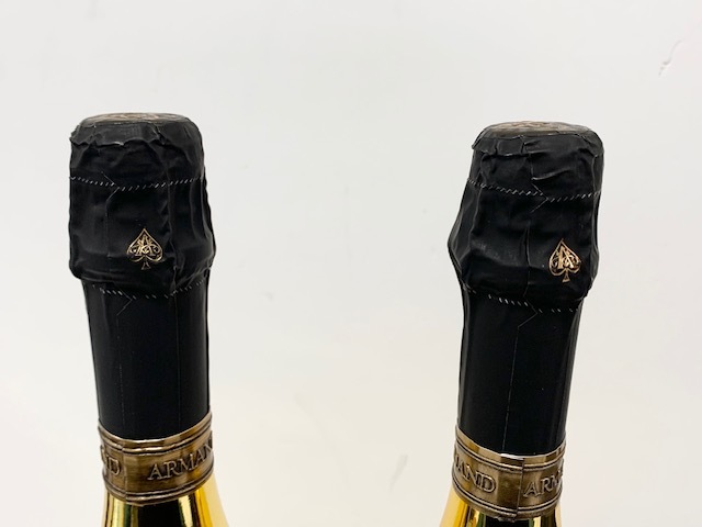 ●【未開栓】[大黒屋]アルマンドブリニャック ゴールド 2本セット ARMAND GOLD シャンパン CHAMPAGNE 750ml 12.5％ ≪法人・業者取引不可≫_画像4