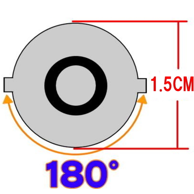 S25 180°平行ピンLEDウィンカー＆ポジションキット★ハイフラ抵抗防止器付きで安心取付★スモール機能付LEDバルブ★360度照射で明るい_画像5