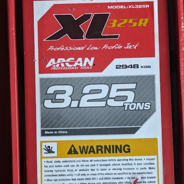 1 иен ~ Alkane домкрат напольный домкрат 3.25 тонн XL325R arcan 3.25t стальной гидравлический домкрат гидравлический гараж домкрат низкая подвеска домкрат 