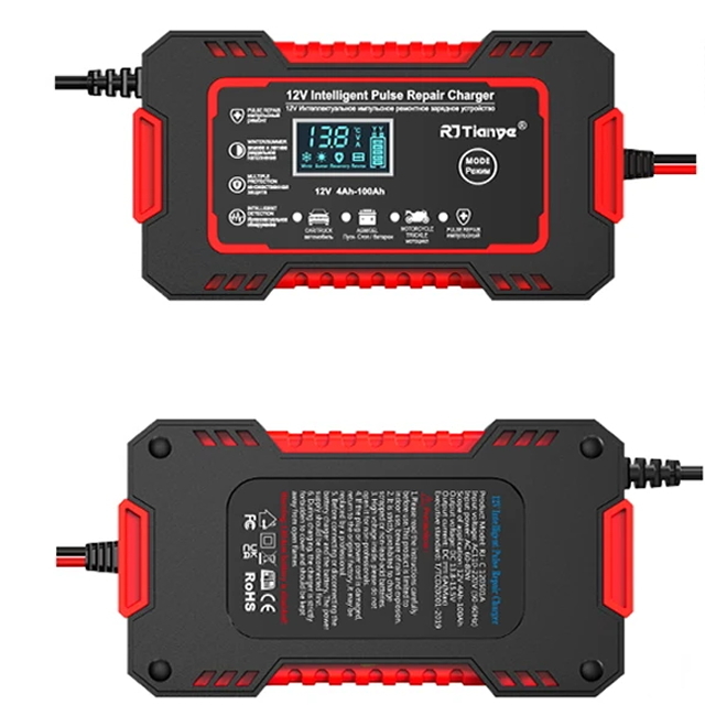 I внезапный скорость аккумулятор зарядное устройство 12V машина compact зарядное устройство голубой большой машина из малолитражный легковой автомобиль . мотоцикл . тяжелое оборудование до соответствует высокая эффективность . простой функционирование . аккумулятор . внезапный скорость зарядка 