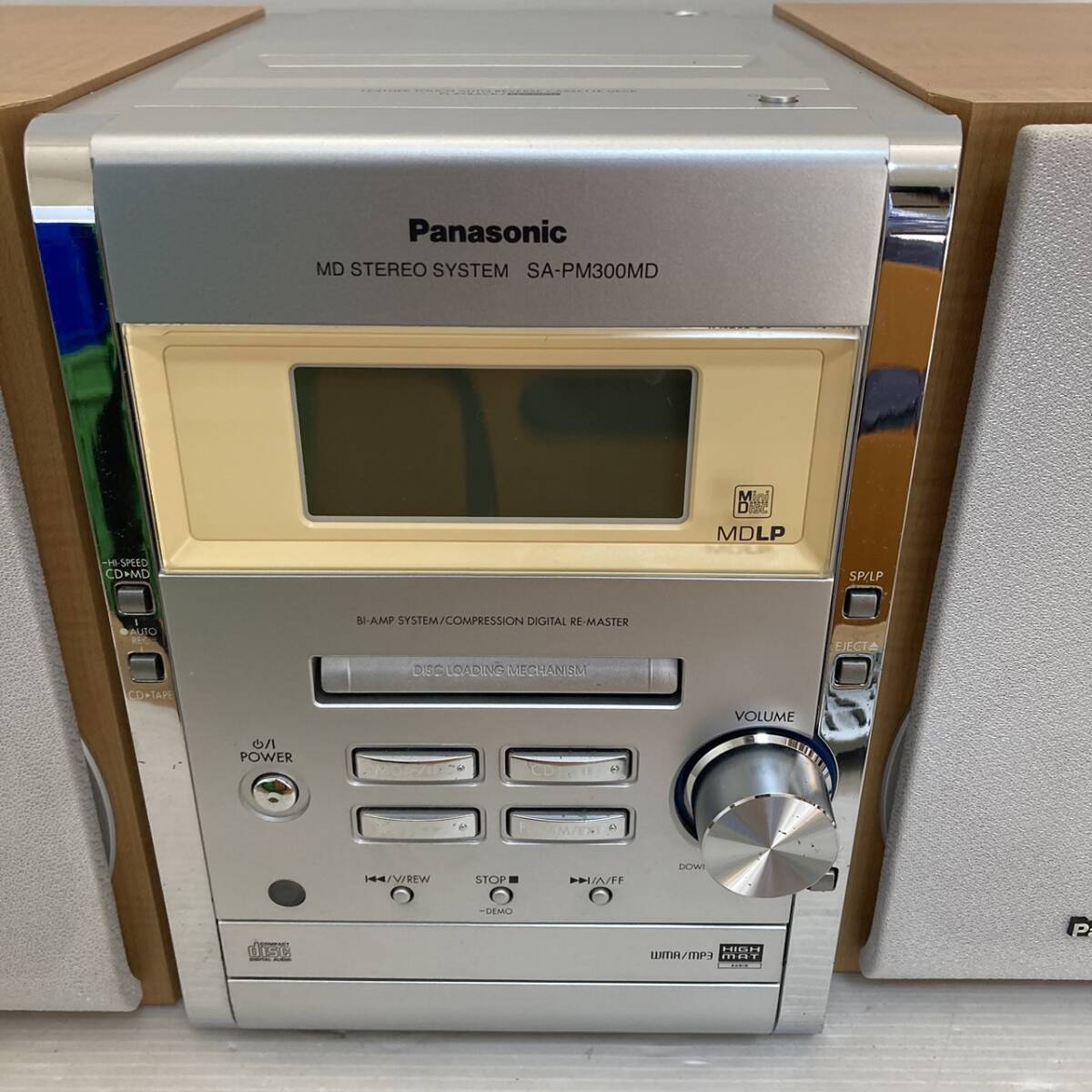 Panasonic パナソニック MDステレオ SA-PM300MD 音響機器 スピーカー 動作品◇2004年製/Y043-37の画像4